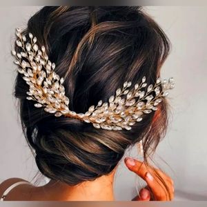 Gold bridal headpeace